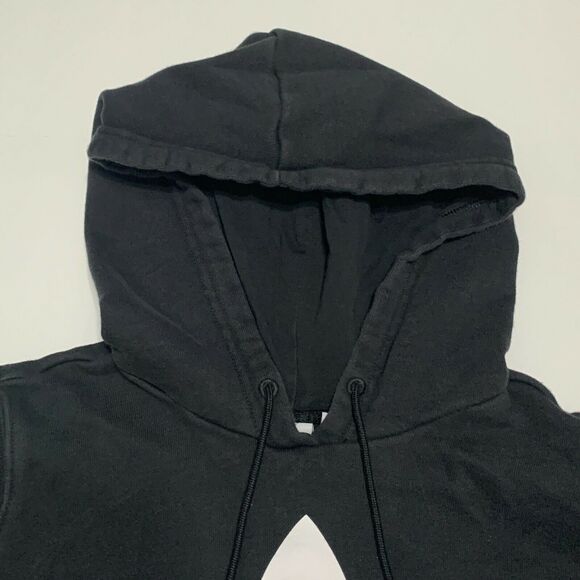 Adidas Golf Pullover Hoodie Sweatshirt XS Womens Black Kangaroo Pockets Big Logo - Picture 6 of 10